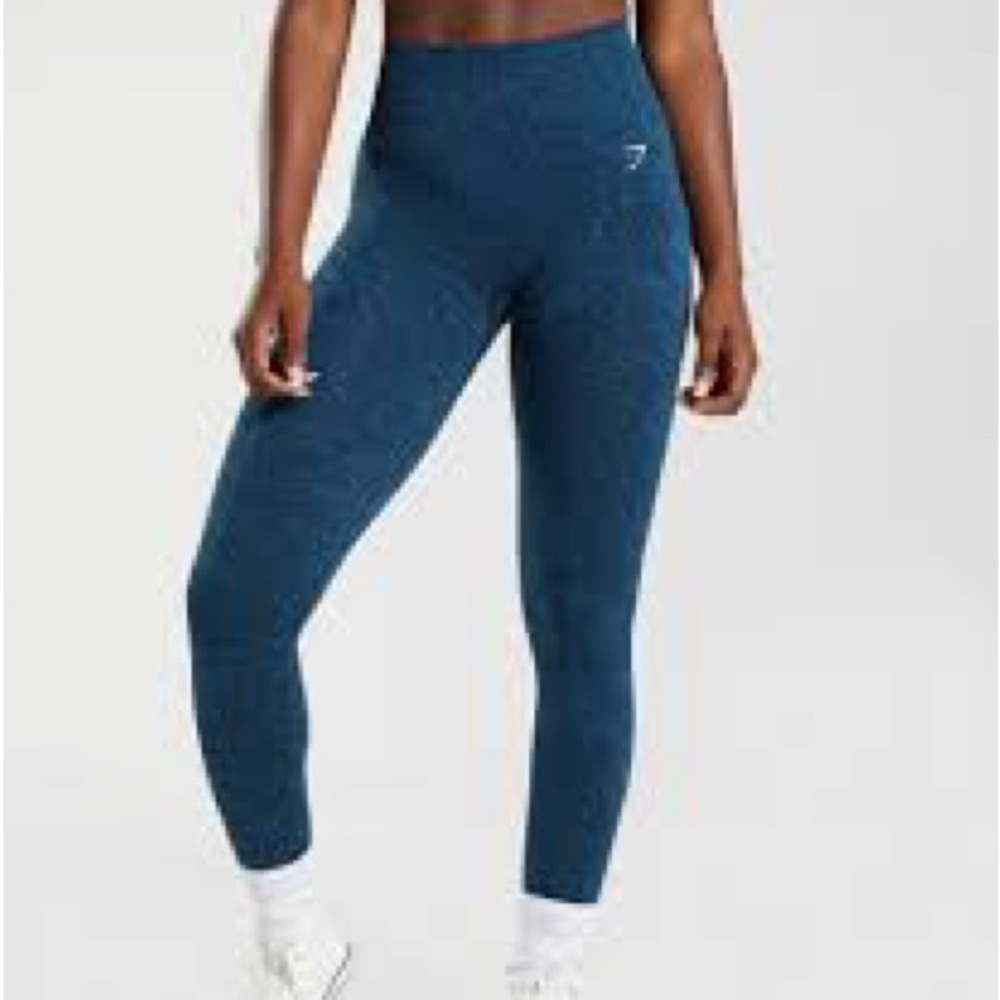 Gymshark Women's High-Waisted Blue Leggings